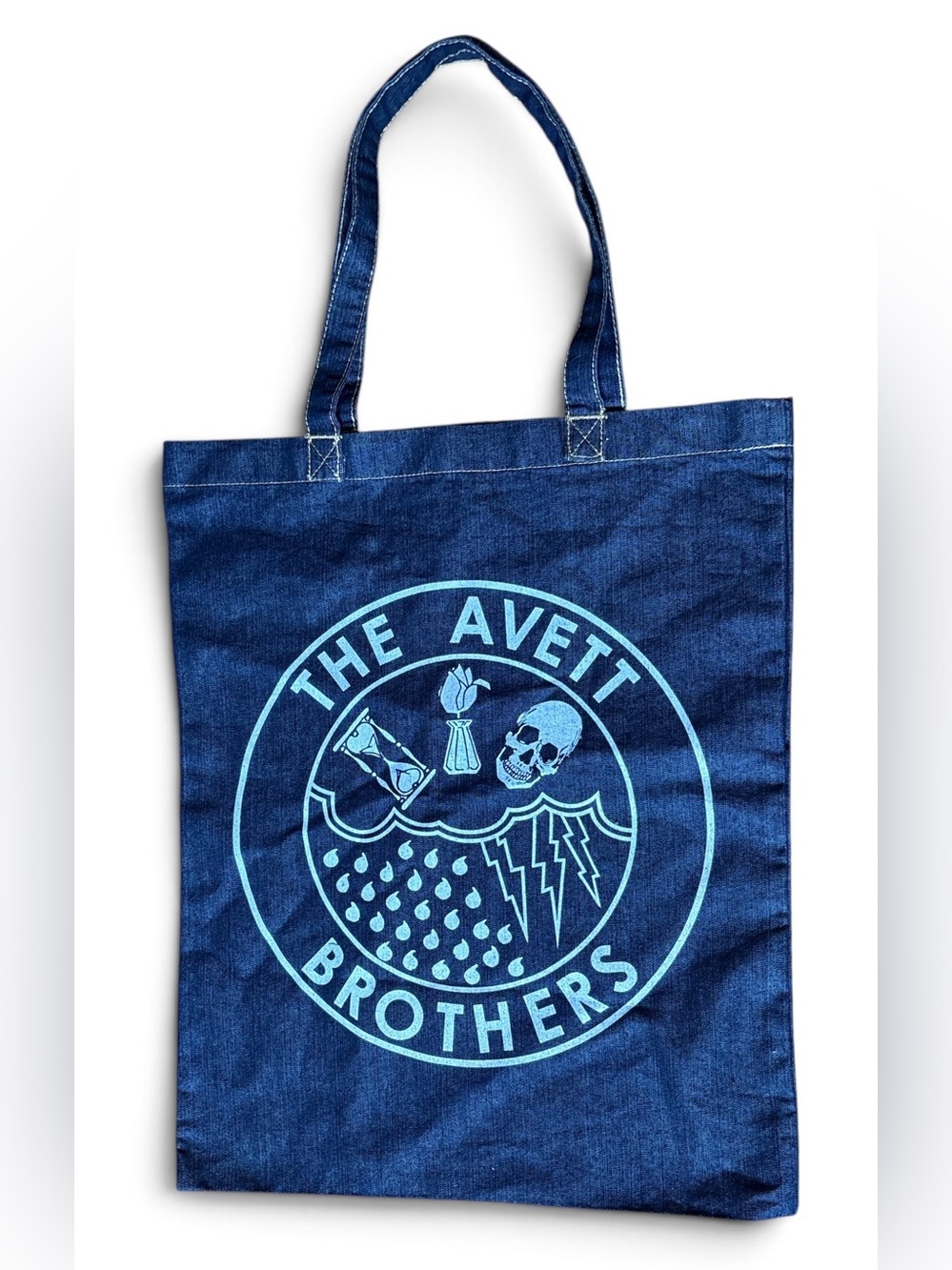 Avett Brothers Denim Tote Bag